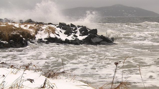 Quebec pierde cada año una parte importante de su litoral debido a las tormentas cada vez más intensas.