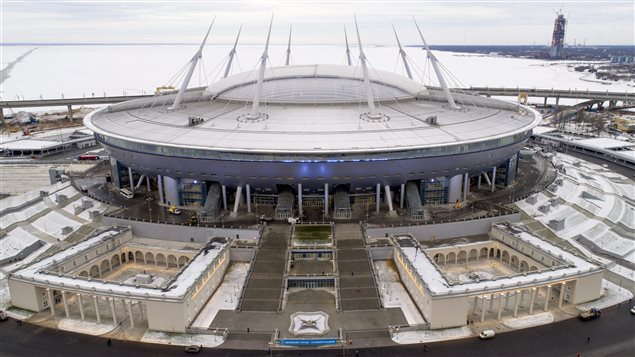 Una de las sedes en construcción en Rusia, para la copa de 2018.