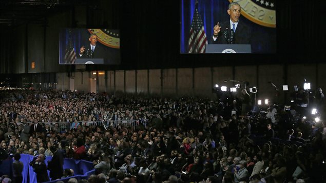 Miles de personas colmaron el lugar en el que se realizó el discurso.