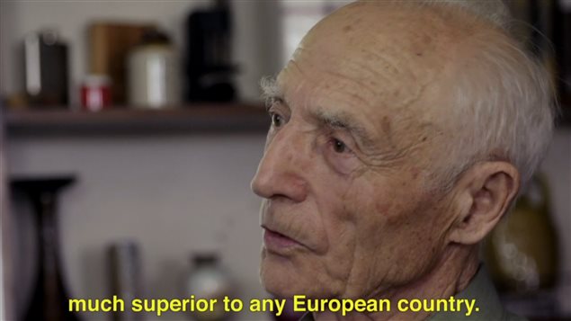 Peter’s father, originally from Poland, was eager to become a Canadian after suffering through the war’s hardships as a forced labourer for the Nazis, and problems of being a disliked foreigner in postwar England