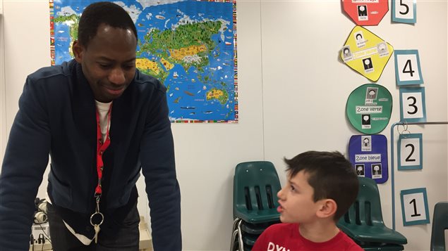 La classe de Mamadou Diakité à l'École Précieux-Sang 