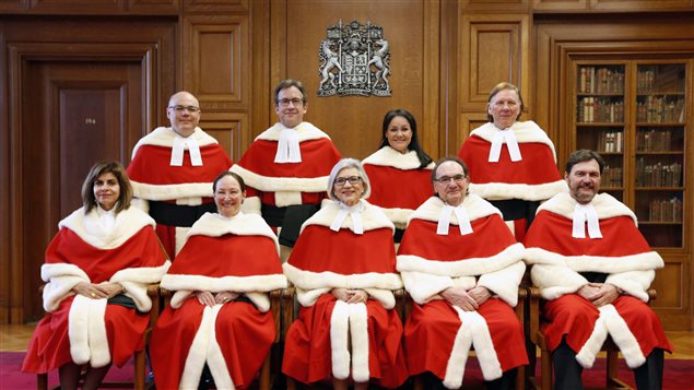 Bottom row, second from the left, Justice Abella was the first Jewish woman appointed to Canada’s Supreme Court.