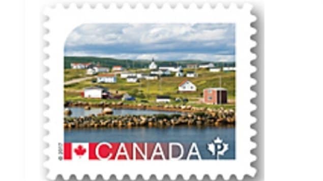 One of the newest in the series of Canada Post stamps featuring UNESCO World Heritage sites in Canada. Issued earlier for postage to the US, the stamp now for domestic postage shows Red Bay Newfoundland, site of the most complete examples in North America of a 16th century Basque whaling station