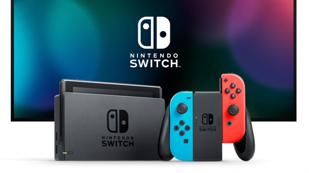 La nouvelle console Nintendo Switch. La nouvelle console Nintendo Switch.