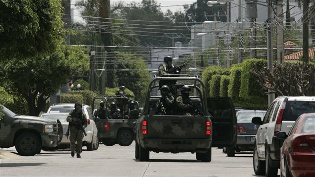 Las patrullas militares son una imagen cotidiana en la zona.