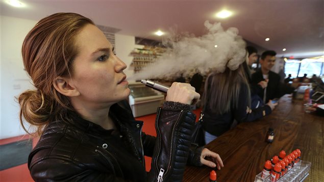 Canada is currently considering a law to regulate e-cigarettes and vaping.