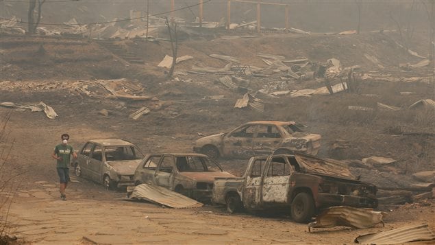 La destrucción es total en numerosas localidades chilenas.