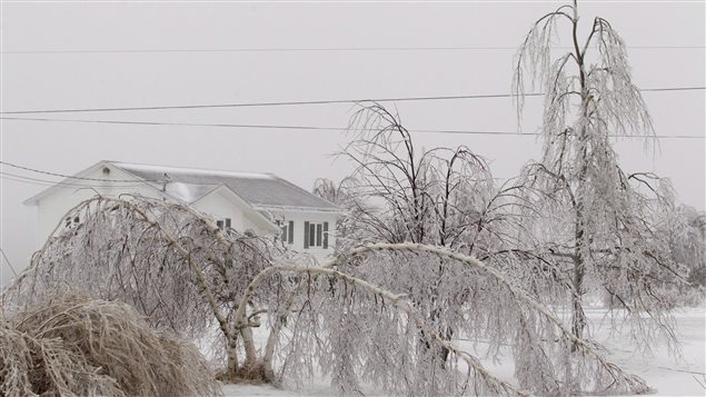 El hielo se apoderó del este canadiense.