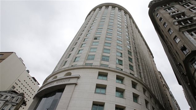 La sede central de la petrolera OGX, que se declaró en quiebra.