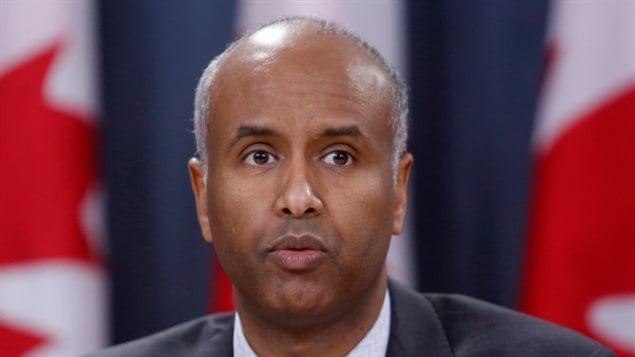 Reacting to Donald Trump's travel ban, Immigration Minister Ahmed Hussen says Canadian dual citizens will be allowed to travel to the U.S. and Canada will offer temporary residency to people stranded here as a result of the ban. 