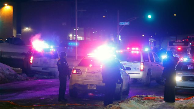 La policía demoró pocos minutos en detener al agresor.