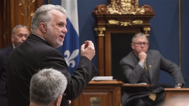رئيس حكومة كيبيك أمام البرلمان