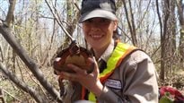 Lucie Veilleux, technicienne de la faune au ministère des Forêts, de la Faune et des Parcs du Québec