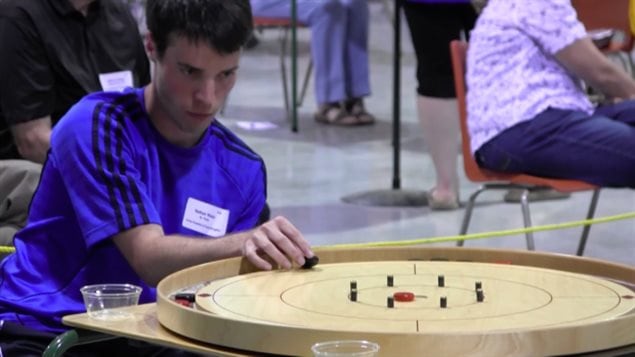 Competitive crokinole player Nathan Walsh has been competing in the world championships in Tavistock, Ont., since he was 12. 