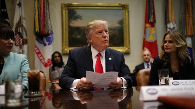 El presidente estadounidense Donald Trump