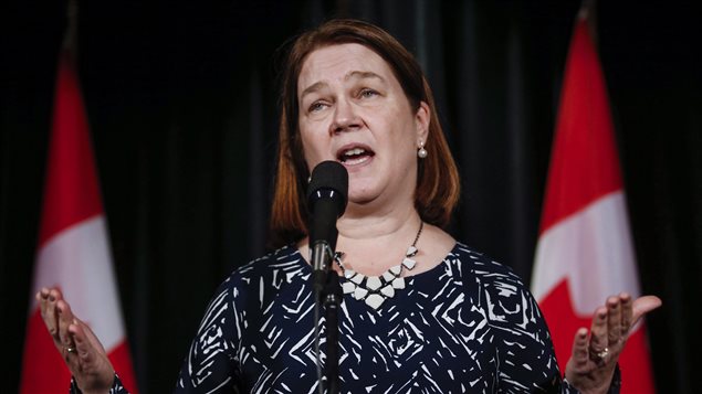 Ministra de Salud federal, Jane Philpott.
