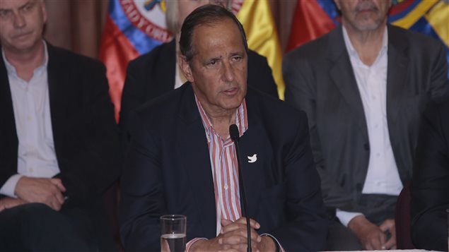 Juan Camilo Restrepo, jefe negociador del gobierno colombiano en las negociaciones de paz con el ELN.