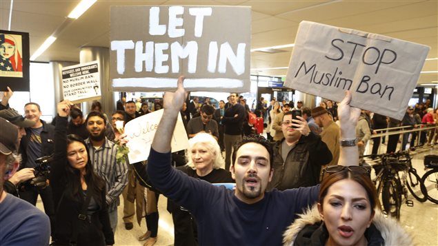 The U.S. travel ban caused chaos for thousands trying to get back into the country.