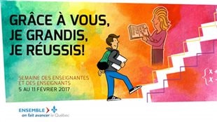 Affiche de la Semaine des enseignants 2017
