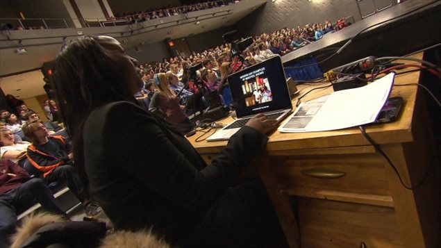 Akilah Newton, Omari Newton’s twin, is the founder of the non-profit group Overture with the Arts, organizing the cross-Canada tour during Black history Month to bring new awareness to many issues and history that schoolkids today are unaware of.