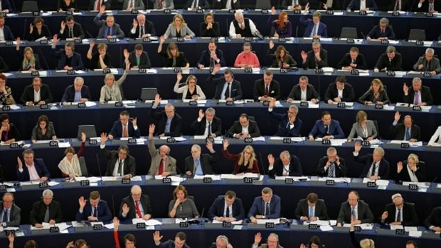 Members of the European Parliament voted 408-254 to approve the Comprehensive Economic and Trade Agreement with Canada. 