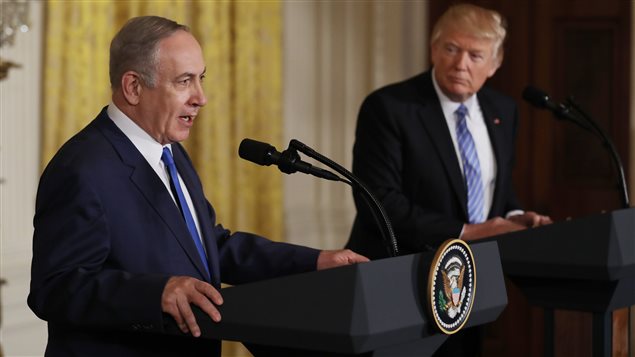 El primer ministro de Israel, Benyamin Netanyahu, y el presidente de Estados Unidos, Donald Trump.