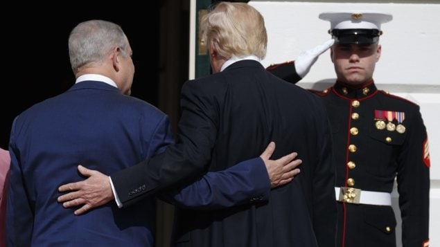 Benyamin Netanyahu y Donald Trump.