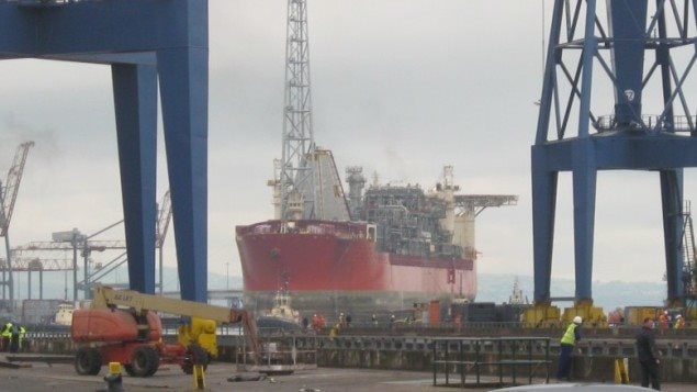 Campo de explotación petrolera submarina White Rose, frente a las costas de Terranova y Labrador. 