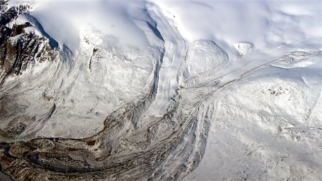 Canada’s glaciers and ice caps are now a major contributor to sea level change, a new UCI study shows. Ten times more ice is melting annually due to warmer temperatures. Seen here is the edge of the Barnes Ice Cap in May 2015. 
