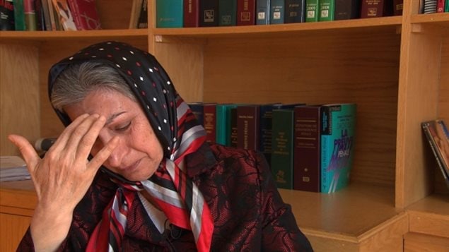 Roghayeh Azizi Mirmahaleh, dissidente politique d'origine iranienne en attente d'expulsion du Canada
