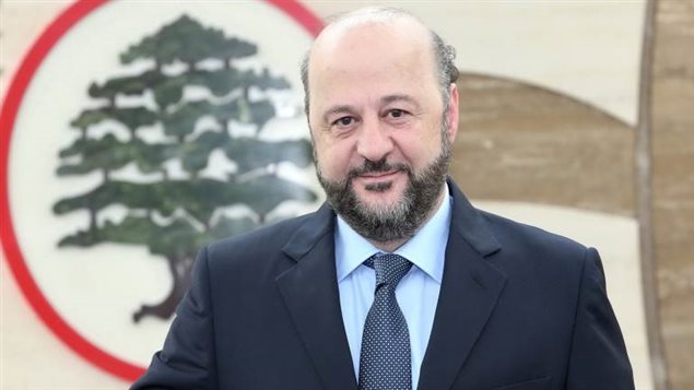 وزير الإعلام اللبناني ملحم الرياشي