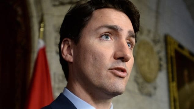 El primer ministro canadiense Justin Trudeau.