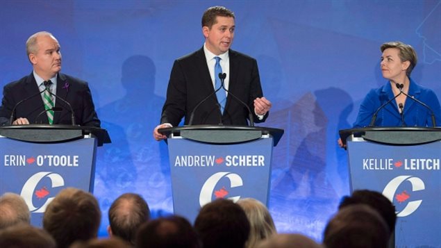 Scheer、Leitch 和 O'Toole 算是第二梯队