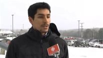 Canadian citizen Yassine Aber was not allowed into the United States even though he was born in Canada and was carrying a Canadian passport.