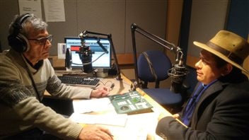 Luis Fernando Arias en nuestros estudios en Radio Canadá Internacional. 