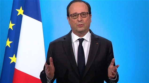 François Hollande, presidente de Francia.