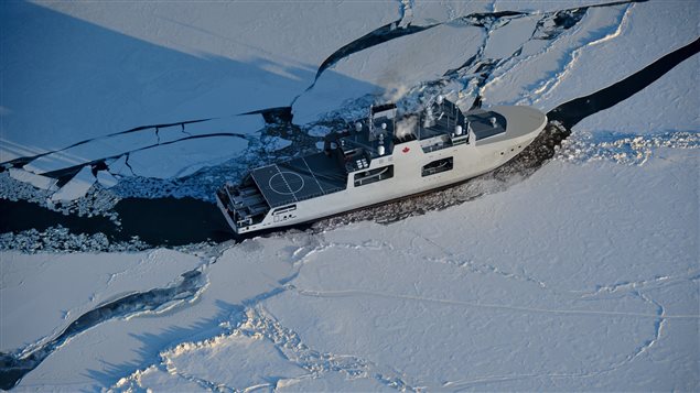 Artist’s impression of the Harry Dewolf-Class Arctic/Offshore Patrol Vessel