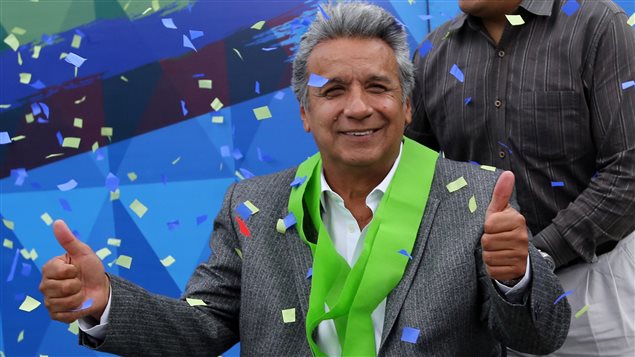 El nuevo presidente electo de Ecuador, Lenín Moreno.