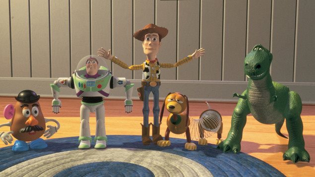 Personajes de cine de animación que inspiraron la creación de juguetes para niños.