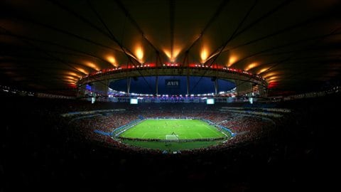 Un match entre l’Espagne et le Chili au stade Maracana à Rio, au Brésil. Photo : Getty Images/Julian Finney
