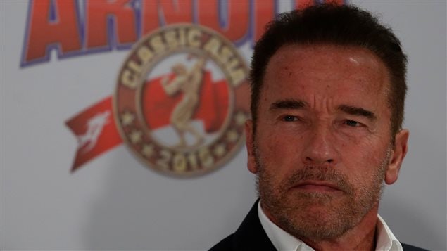 Actor and former professional bodybuilder Arnold Schwarzenegger attends a news conference in Hong Kong, China, on August 19, 2016, before inaugurating Arnold Classic Asia multi-sport festival.