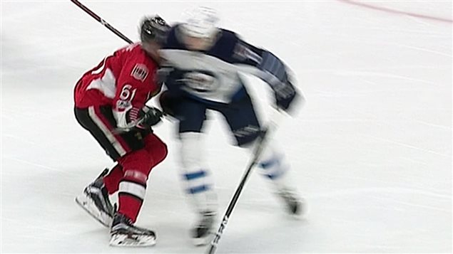 The NHL has suspended Winnipeg Jets defenceman Jacob Trouba for two games for an illegal check to the head of Ottawa Senators forward Mark Stone.