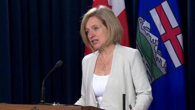 Rachel Notley, primera ministra de la provincia de Alberta.