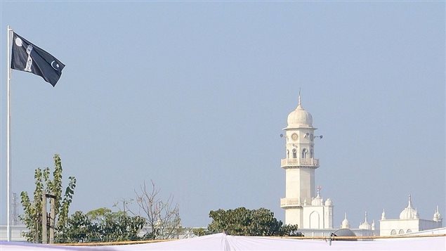 Una mezquita de la corriente musulmana ahmadía.