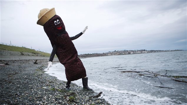 Mr. Floatie was created to show people what was floating in the sea off Canada’s beautiful west coast.