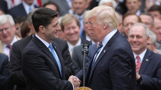 Paul Ryan et Donald Trump Paul Ryan et Donald Trump