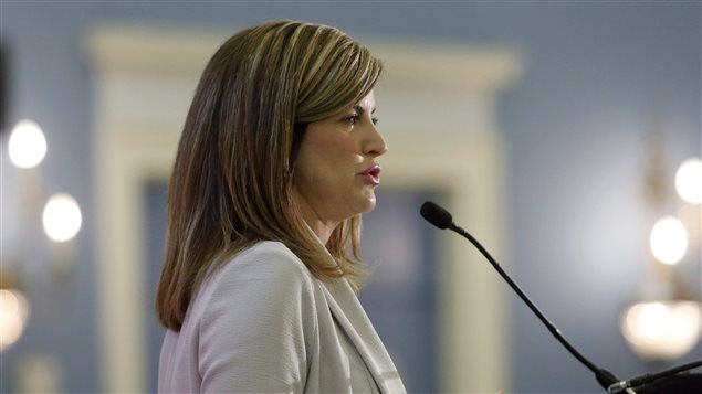 Conservative Interim leader Rona Ambrose speaks in Ottawa on Tuesday May 16, 2017. The longtime MP, who has led the Conservatives since they formed Opposition in 2015, will resign her seat in the House of Commons this summer.