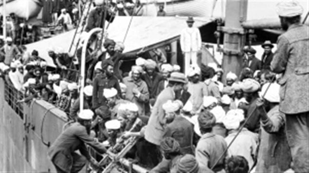 Most of the 376 Indians on board the Komagata Maru were refused entry into Canada.