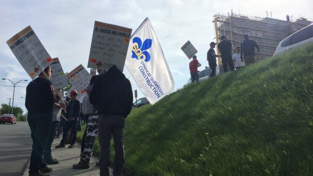 La construcción, uno de los sectores más pujantes en Canadá, se encuentra en huelga en Quebec, en reclamo de mejores condiciones.