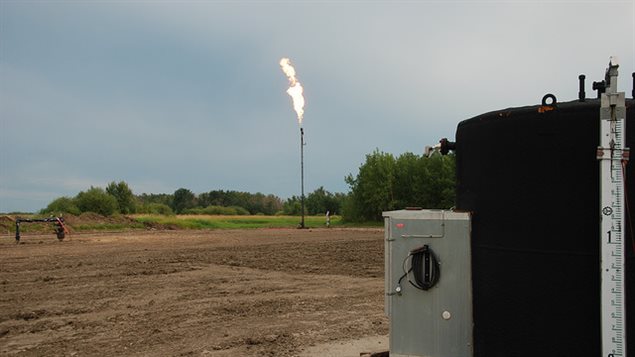 Oil and gas companies routinely burn off methane.